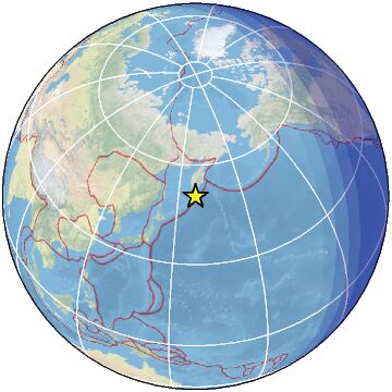 Earthquake map eu