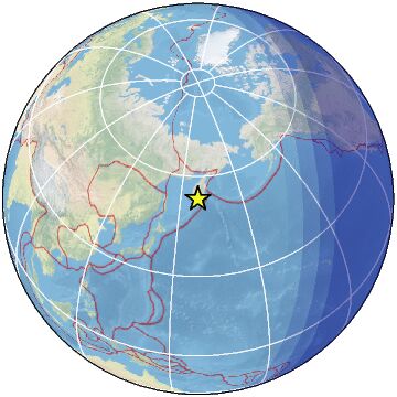 Earthquake map eu