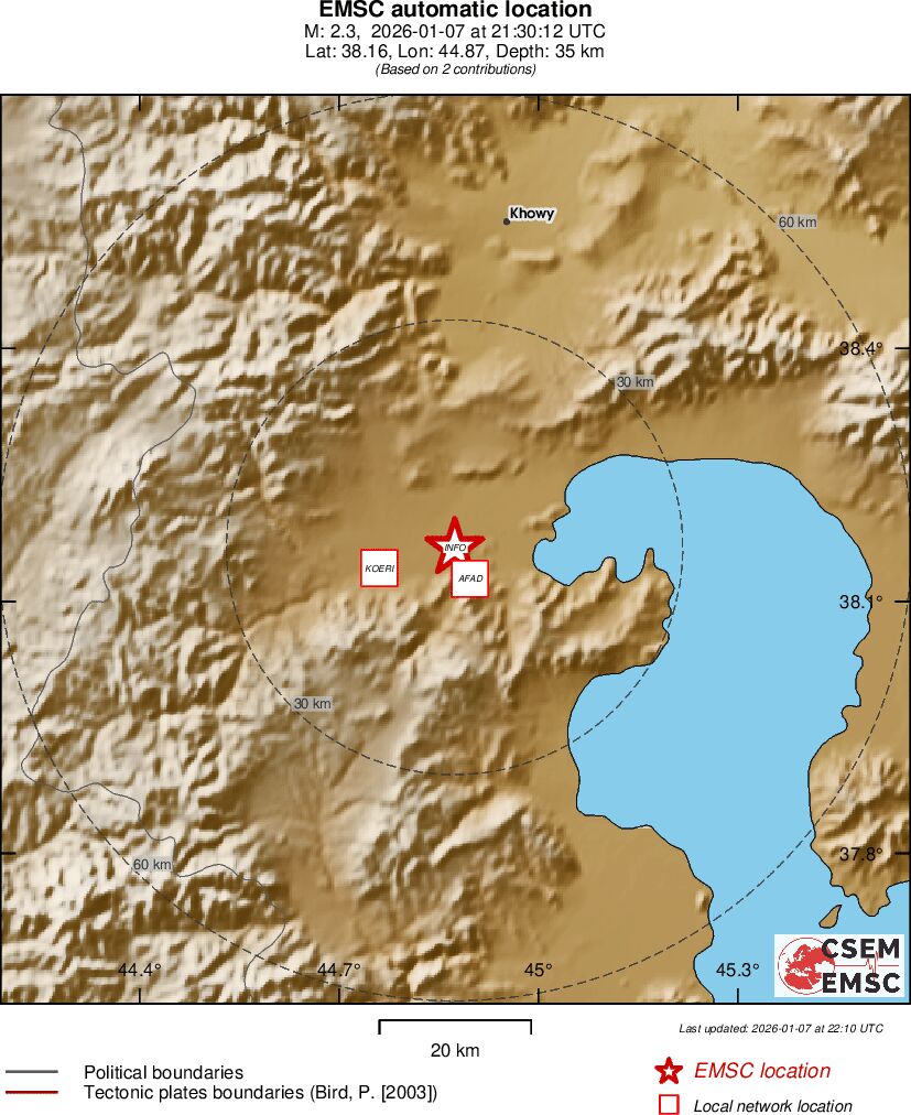 Earthquake data