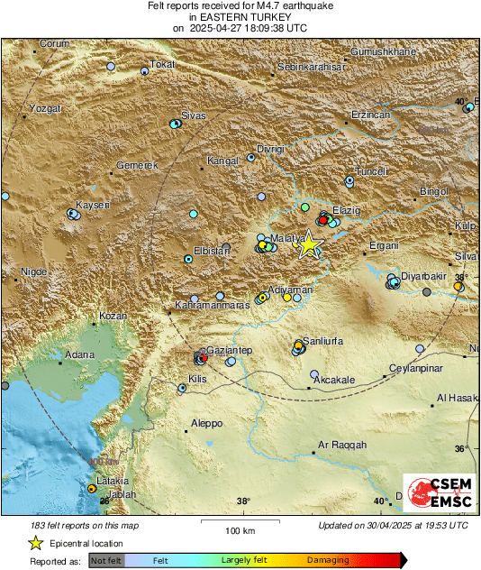 intensity map