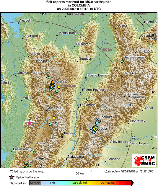 intensity map